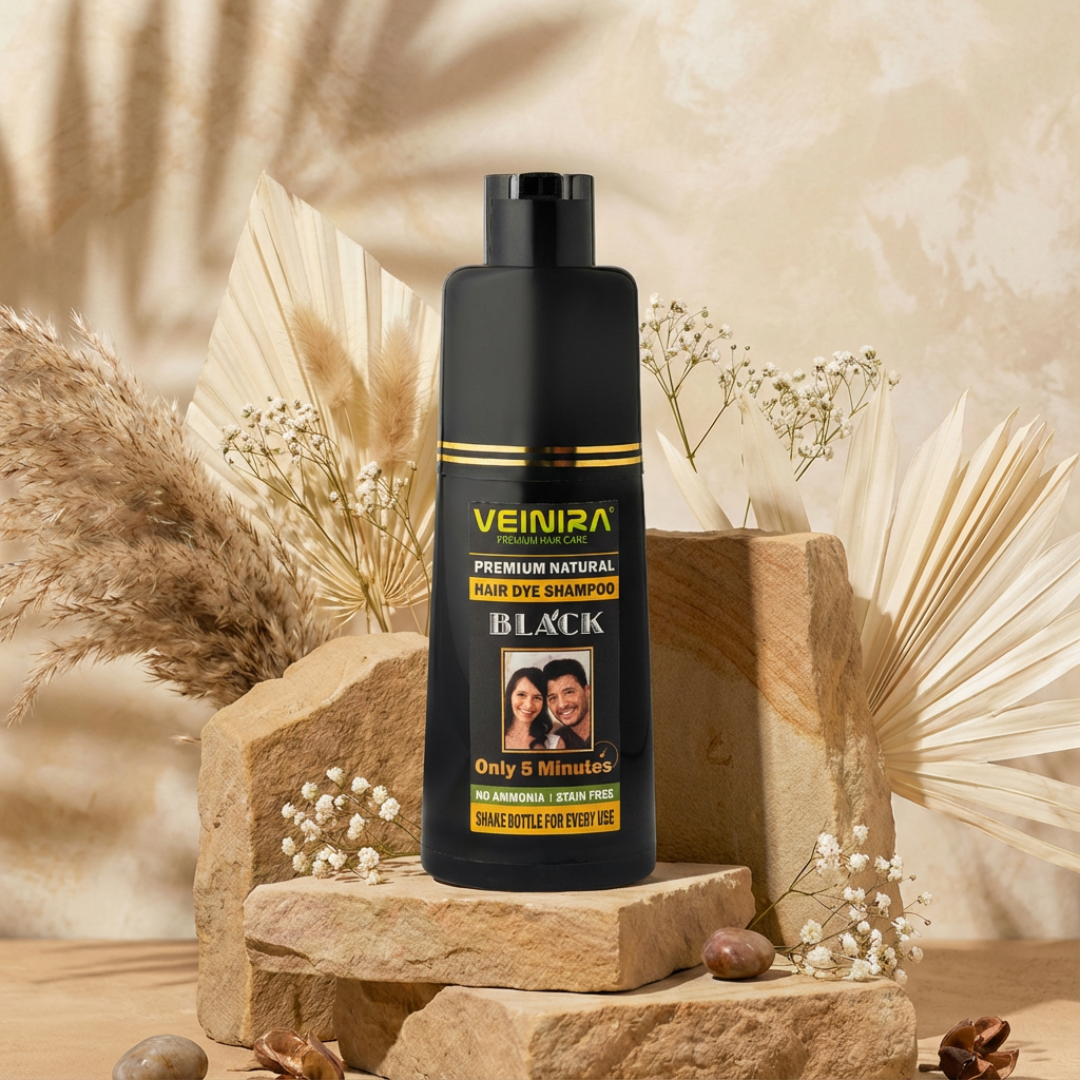 Veinira: Black Hair Color Shampoo 200ml